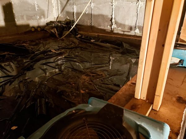 Crawlspace Water Cleanup in Hagerstown